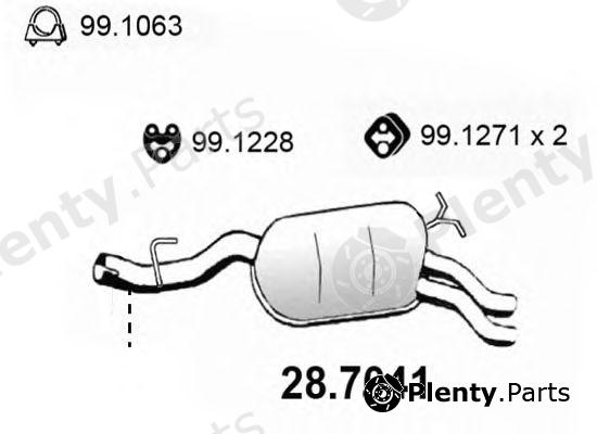  ASSO part 28.7041 (287041) End Silencer