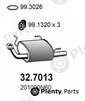  ASSO part 32.7013 (327013) End Silencer