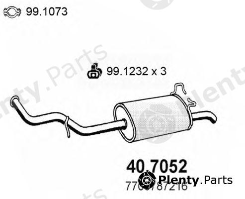  ASSO part 40.7052 (407052) End Silencer