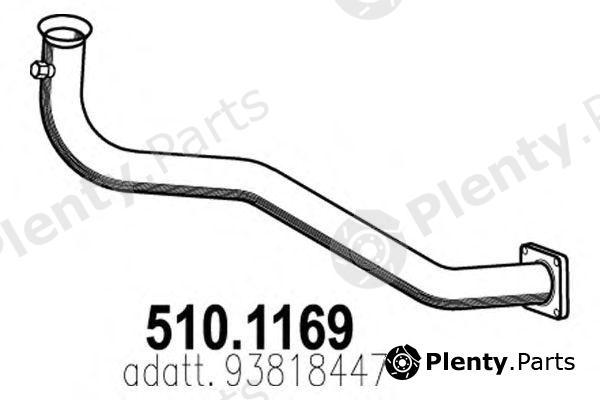  ASSO part 510.1169 (5101169) Exhaust Pipe