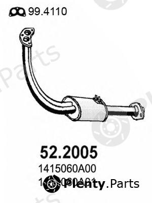  ASSO part 52.2005 (522005) Front Silencer