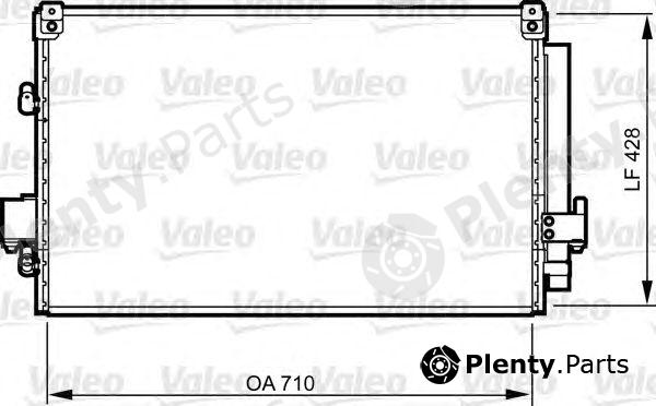  VALEO part 814262 Condenser, air conditioning