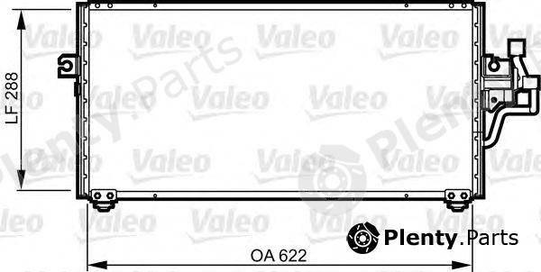  VALEO part 814303 Condenser, air conditioning