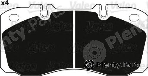  VALEO part 882235 Brake Pad Set, disc brake
