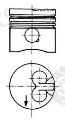 KOLBENSCHMIDT part 94664630 Piston