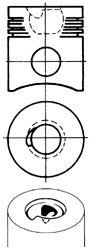  KOLBENSCHMIDT part 92824600 Piston