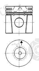  KOLBENSCHMIDT part 92253600 Piston