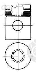  KOLBENSCHMIDT part 92986600 Piston