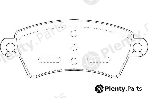  WAGNER part WBP23396A Brake Pad Set, disc brake