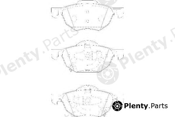  WAGNER part WBP23719A Brake Pad Set, disc brake