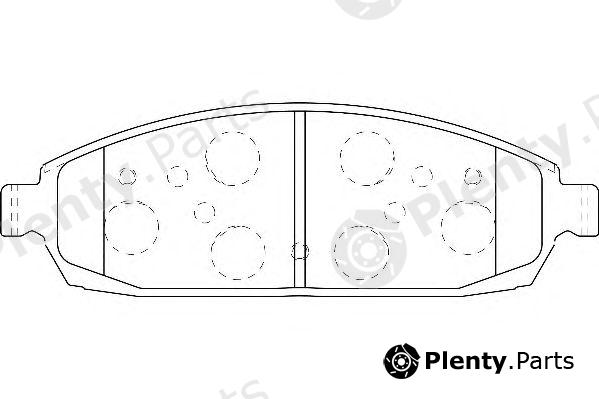  WAGNER part WBP24250A Brake Pad Set, disc brake
