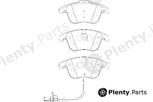  WAGNER part WBP24705A Brake Pad Set, disc brake