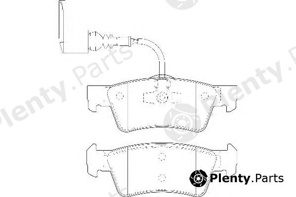  WAGNER part WBP24368A Brake Pad Set, disc brake