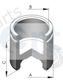  ERT part 150453-C (150453C) Piston, brake caliper
