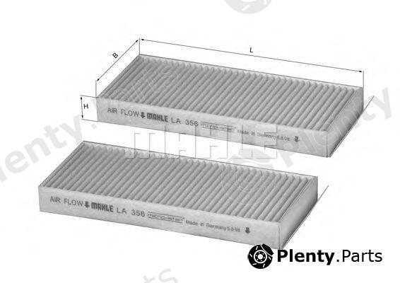  KNECHT part LA356/S (LA356S) Filter, interior air