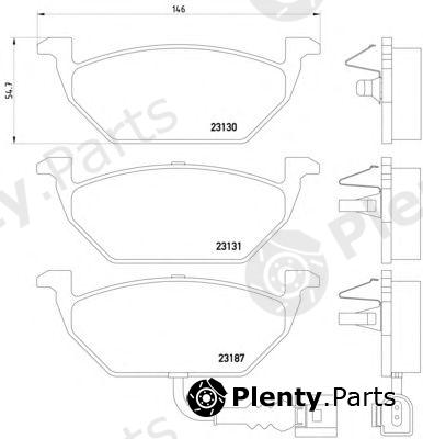  TEXTAR part 2313181 Brake Pad Set, disc brake