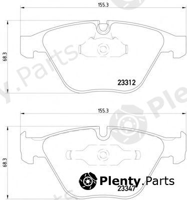  TEXTAR part 2331281 Brake Pad Set, disc brake