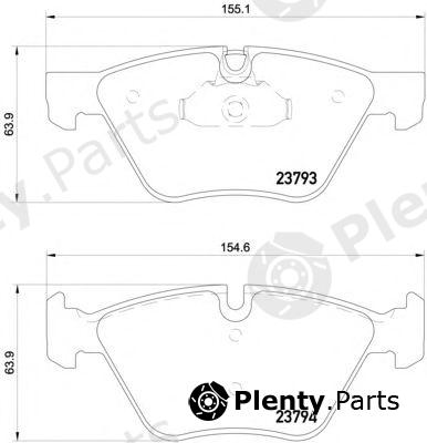  TEXTAR part 2379381 Brake Pad Set, disc brake
