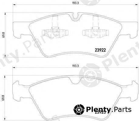  TEXTAR part 2392281 Brake Pad Set, disc brake