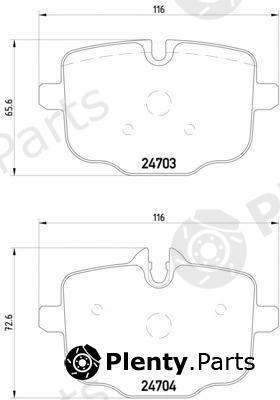  TEXTAR part 2470301 Brake Pad Set, disc brake