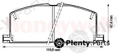  BENDIX part 572255B Brake Pad Set, disc brake