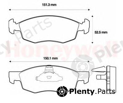  BENDIX part 573130B Brake Pad Set, disc brake