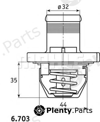  BEHR THERMOT-TRONIK part TI4789 Thermostat, coolant