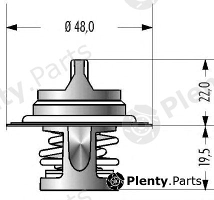  QUINTON HAZELL part QTH112K Thermostat, coolant