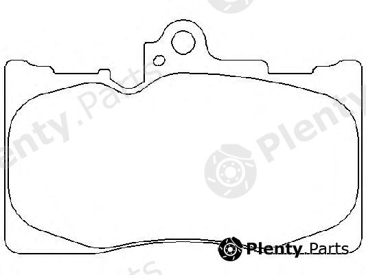  BREMBO part P83072 Brake Pad Set, disc brake