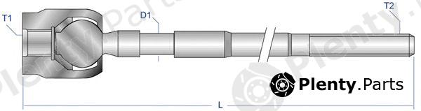  MOOG part VO-AX-1282 (VOAX1282) Tie Rod Axle Joint