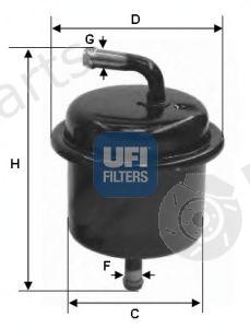  UFI part 31.543.00 (3154300) Fuel filter