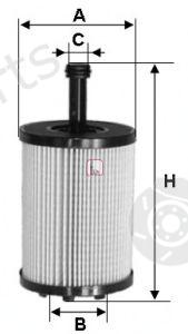  SOFIMA part S5023PE Oil Filter