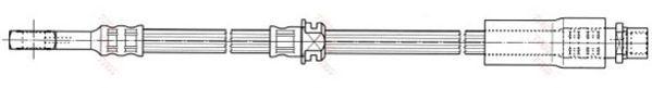  TRW part PHD673 Brake Hose