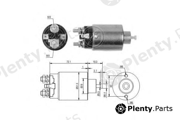  ERA part ZM1698 Solenoid Switch, starter