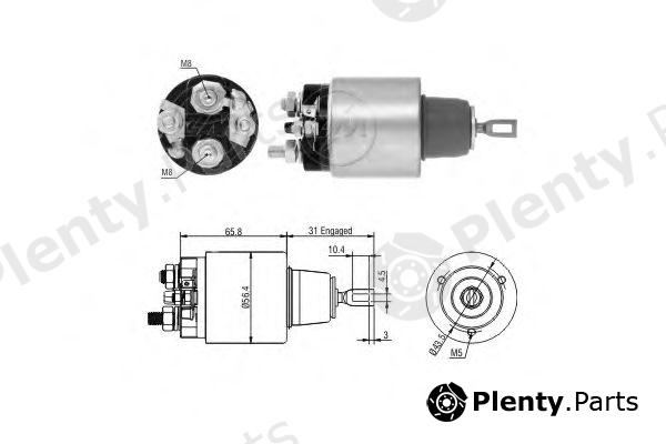  ERA part ZM2475 Solenoid Switch, starter