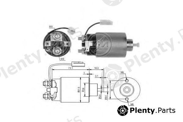  ERA part ZM696 Solenoid Switch, starter