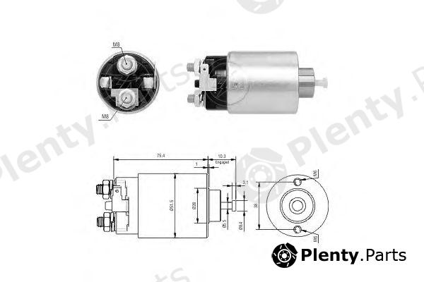  ERA part ZM7698 Solenoid Switch, starter