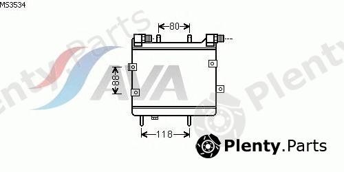  AVA QUALITY COOLING part MS3534 Oil Cooler, engine oil