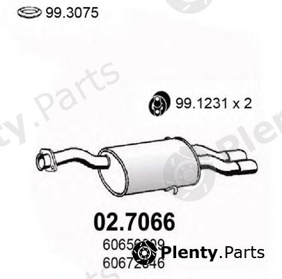  ASSO part 02.7066 (027066) End Silencer