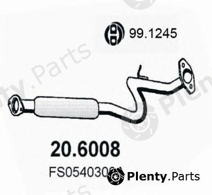  ASSO part 20.6008 (206008) Middle Silencer