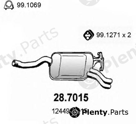  ASSO part 28.7015 (287015) End Silencer
