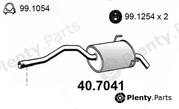  ASSO part 40.7041 (407041) End Silencer