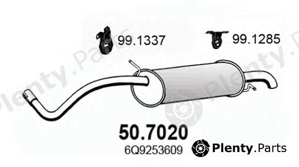  ASSO part 50.7020 (507020) End Silencer