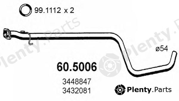  ASSO part 60.5006 (605006) Exhaust Pipe