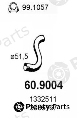  ASSO part 60.9004 (609004) Exhaust Pipe