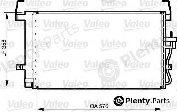  VALEO part 814264 Condenser, air conditioning