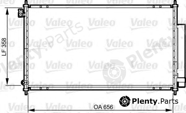  VALEO part 814242 Condenser, air conditioning