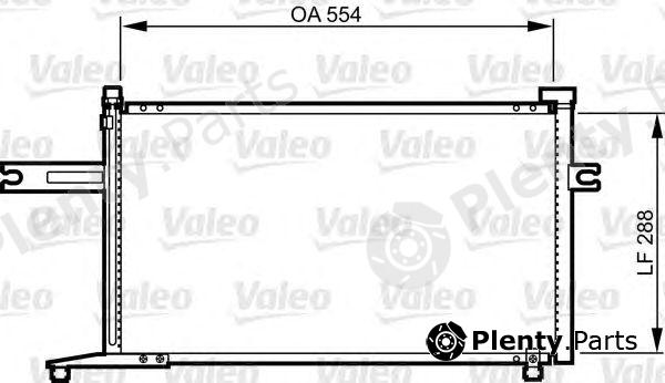  VALEO part 814300 Condenser, air conditioning