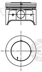  KOLBENSCHMIDT part 40032610 Piston