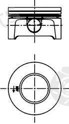  KOLBENSCHMIDT part 40309600 Piston